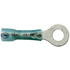 Phillips Industries 1-1876 Butt Connector Ring Terminal - 16-14 ga., Blue, 1/4 in. Stud, 25 Pieces, Heat Required