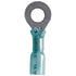 1-1924 by PHILLIPS INDUSTRIES - Ring Terminal - 16-14 ga., Blue, 1/4" Stud, 25 Pieces, Heat Required