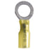 1-1936 by PHILLIPS INDUSTRIES - Ring Terminal - 12-10 ga., Yellow, 3/8" Stud, 25 Pieces, Heat Required