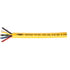 3-341 by PHILLIPS INDUSTRIES - Bulk Wire - 50 ft., 7 Conductor, 1/8, 2/10, 4/12 ga, 0.770 in. OD, Bright Yellow, ISO
