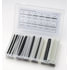 6-1800 by PHILLIPS INDUSTRIES - Heat Shrink Tubing Assortment - 78 Pieces, Plastic, Flexible Dual Walls, Clear and Black