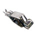 Phillips Industries 7-414 Multi-Purpose Bracket Battery Cable Clip - 25 AMP, Center Squeeze, Zinc-Plated Steel