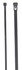 8-48087 by PHILLIPS INDUSTRIES - Cable Tie - 8" Black, Releasable, Bundle Diameter 0.276" - 1.97 in., 100 Pieces