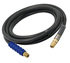 11-8111 by PHILLIPS INDUSTRIES - Air Brake Air Line - 12 ft., Black, Straight, Rubber, with Blue (Service) Grip