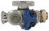 12-306 by PHILLIPS INDUSTRIES - Gladhand - Service / Blue, Shut-Off Valve, Bulkhead Mount, 3/8" Port (Please allow 7 days for handling. If you wish to expedite, please call us.)