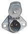 15-326 by PHILLIPS INDUSTRIES - Dual Pole Socket - Zinc Die-Cast Housing, Solid Brass Pins, 150 Amp