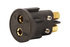 15-359 by PHILLIPS INDUSTRIES - Dual Pole Socket Insert - Vertical, 1/4 ga, Stud Size for Lugs, with Solid Brass Pins