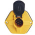 16-863 by PHILLIPS INDUSTRIES - ISO Trailer Receptacle Socket - Solid Pin, with 30 AMP CB, with Female Ground Pin