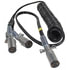 23-2630 by PHILLIPS INDUSTRIES - Cable Assembly - Liftgate, Dual Pole "Y" Adapter, Coiled, 15 Ft., 2/4 ga., with Zinc Die-Cast Plugs (Please allow 7 days for handling. If you wish to expedite, please call us.)