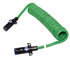 30-4320 by PHILLIPS INDUSTRIES - ABS Coiled Cable - 12 ft. with Weather-Tite Permaplugs, for ABS Applications