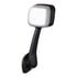 4225FLC by ROADMASTER - Hood Mirror for Freightliner Cascadia. Drivers Side. Chrome Back