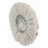 Roadmaster 8025-6 Buffing Wheel 6" White Airway Buffing Wheel 12-ply; 5/8" and 1/2" Arbor