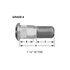 E-10225-R by EUCLID - Wheel End Hardware - Right Hand Wheel Stud