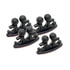 Custom Accessories 23693 Floor Mat Cord Clip Organizer - Black, Holds Cords up to 5/16" Diameter
