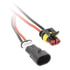 IBWTH12 by THE INSTALL BAY - Speakers and Amplifier Wiring Harness - Waterproof Connector, 2C Plug-In, Male-Female, 12 Gauge