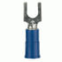 3MBVST8 by THE INSTALL BAY - Spade Terminal - 16-14 Gauge, Blue, Vinyl, #8, 100/Pckage