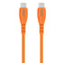 MB06736 by MOBILE SPEC - USB Charging Cable - USB-C To USB-C Cable, Orange, 10 ft., Hi-Visibility