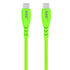 MB06833 by MOBILE SPEC - USB Charging Cable - USB-C To USB-C Cable, Green, 10 ft., Hi-Visibility