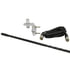 RP-84B by ROADPRO - Antenna - CB Antenna Kit, Mirror Mount, 4 ft., with 9 ft. Cable, Black, 20 Gauge Copper Wire