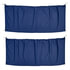 RPCCDBL by ROADPRO - Privacy Curtain - Blue, 2-Piece, Delux Cab