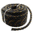 RoadPro TR-3850 Rope Rope - 3/8" x 50 ft., Black/Orange, Polypropylene, 145 lb. Working Limit