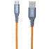 MBSHV0433 by MOBILE SPEC - USB Charging Cable - USB-C To USB-A Cable, Orange, 4 ft., Hi-Visibility