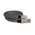 MB06115 by MOBILE SPEC - USB Charging Cable - Retracting Micro To USB Cable, 3 ft. Long, Silver,