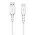 MB20C2PKW by MOBILE SPEC - USB Charging Cable - USB-C To USB Cable, White, 4 ft. and 8 ft.