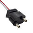 RP-43149 by ROADPRO - Electrical Pigtail - Light Pigtail, 12" Dual Wire, 2 Pin Contact Sealed Bulbs, Right Angle for V-426