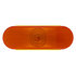 RP-6064A by ROADPRO - Marker Light - 6.5" x 2.25", Amber, White Base, Oval, 12V, 32 Watts