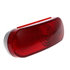 RP-6064R by ROADPRO - Marker Light - 6.5" x 2.25", Red, White Base, Oval, 12V, 32 Watts