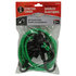 RPJS-HD32 by ROADPRO - Stretch Cord - Nylon, 32" (8mm), Heavy-Duty, with Plastic Coated Anti-Scratch Hooks