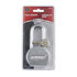 RPLSS65L by ROADPRO - Padlock - 2.5" (65mm), Steel, Nickel Plated, Double Locking Shackle, Brass Cylinder, with 3 Keys