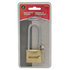 RPLB-40L by ROADPRO - Padlock - 1.5", Brass, 2.5" Double Locking Shackle, with 3 Keys
