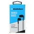 MBS10111 by MOBILE SPEC - Earplugs - Stereo Earbuds, with In-Line Mic, Black