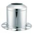 Roadmaster 350-354 Wheel Chrome 3 piece rear axle cover with meter hole, removable cap and beauty ring. Fits: 10 Lug, 33mm