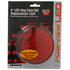 RP-5575R by ROADPRO - Brake / Tail / Turn Signal Light - Round, 4" Diameter, Red, with Chrome Reflector, 40 LEDs