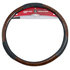 RPSW-3003 by ROADPRO - Steering Wheel Cover - 18", Wood Grain Style with Black Massaging Design