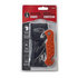 SST-60241 by ROADPRO - Knife - 4", Folding Lock, with Pouch, Stainless Steel, Serrated Edge Blade