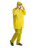 SST-80142 by ROADPRO - Rain Suit - with Hooded, Elastic Waist Pants, Yellow