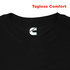 CMN4746 by CUMMINS - T-Shirt, Unisex, Short Sleeve, Black, Cotton, Pocket Tee, Medium