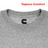 CMN4770 by CUMMINS - T-Shirt, Unisex, Short Sleeve, Sport Gray, Cotton Blend, Tagless Tee, 2XL