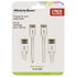 MB20C2PKW by MOBILE SPEC - USB Charging Cable - USB-C To USB Cable, White, 4 ft. and 8 ft.