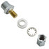 RP-302 by ROADPRO - CB Antenna Stud - 3/8", Stainless Steel, with SO-239 Connector