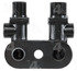 12199 by FOUR SEASONS - #8 MIO Discharge, #10 MIO Suction 90° (Vertical Long), Cast Iron, Compressor Manifold (Valeo Type)