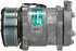58592 by FOUR SEASONS - New Sanden/Sankyo SD5H14 Compressor w/ Clutch