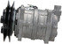 58618 by FOUR SEASONS - New York-Diesel Kiki-Zexel-Seltec TM15HD Compressor w/ Clutch