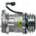 58770 by FOUR SEASONS - New Sanden/Sankyo SD7H15 Compressor w/ Clutch