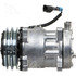 58770 by FOUR SEASONS - New Sanden/Sankyo SD7H15 Compressor w/ Clutch