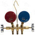 59198 by FOUR SEASONS - R134a Brass Fahrenheit Manifold Gauge Set w/ Coupler